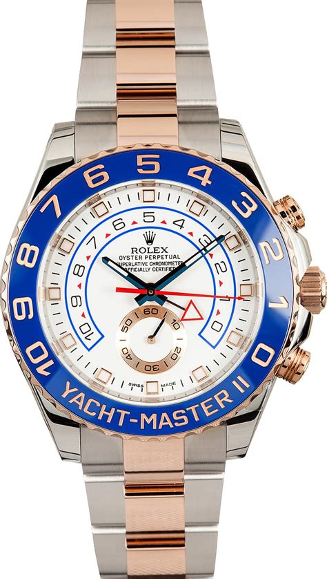 rose gold rolex yacht master ii